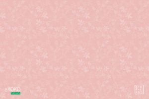 wzór delikatnych białych liści leszczyny na różowym tle - fototapeta