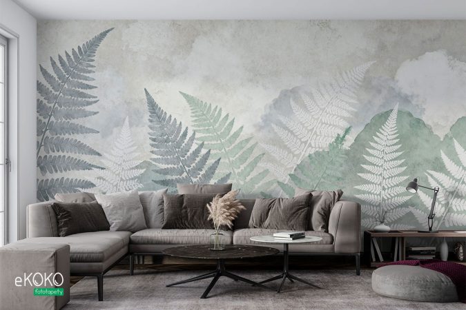 Eteryczne paprocie, tapeta