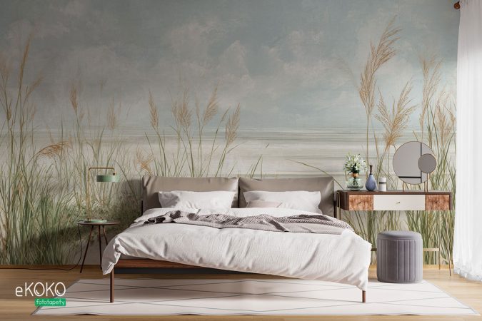 Nordyckie Wybrzeże, trawy, tapeta