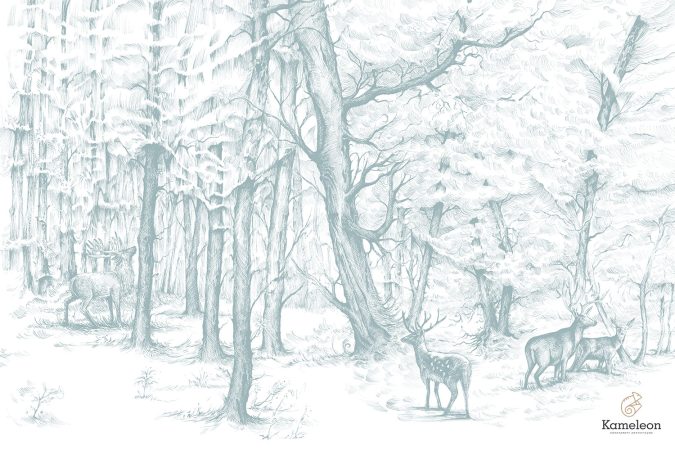 Tapeta Forest Reverie C