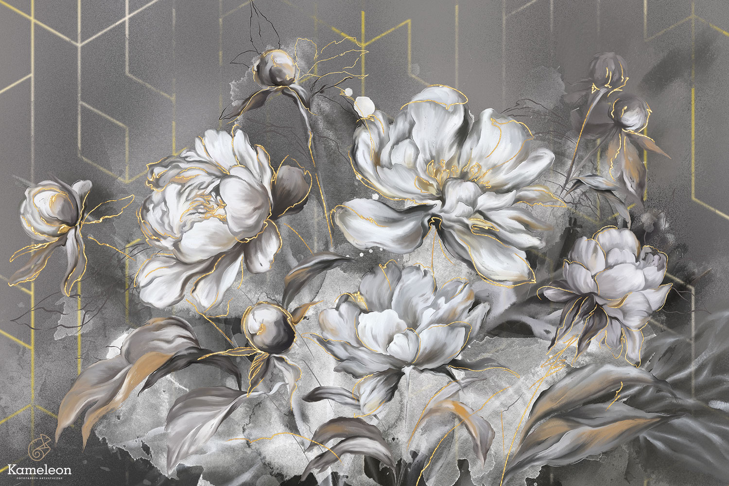 Tapeta Touch of Golden Night C