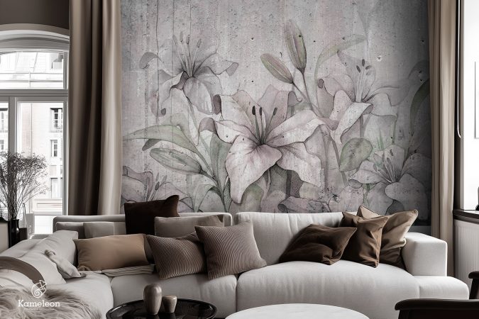 Tapeta “Ethereal Lilies A” Tapeta Ethereal Lilies A
