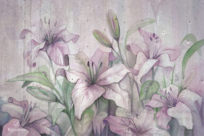 Tapeta “Ethereal Lilies C” Tapeta Ethereal Lilies C