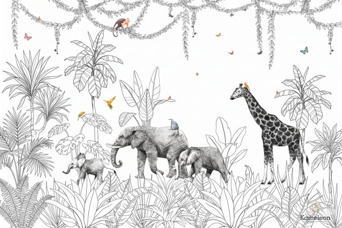 Tapeta Modern Safari