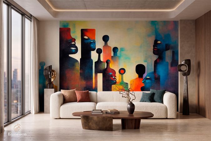Tapeta Ethnic Abstraction