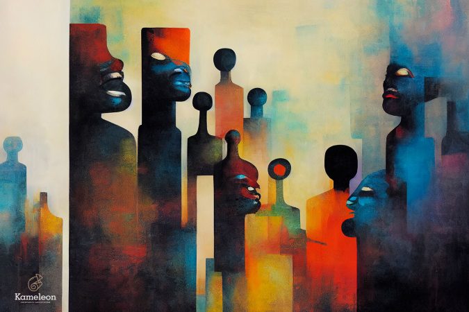 Tapeta Ethnic Abstraction
