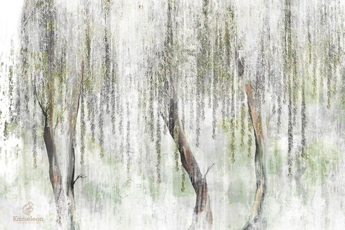 Tapeta “Painted Trees” Tapeta Painted Trees